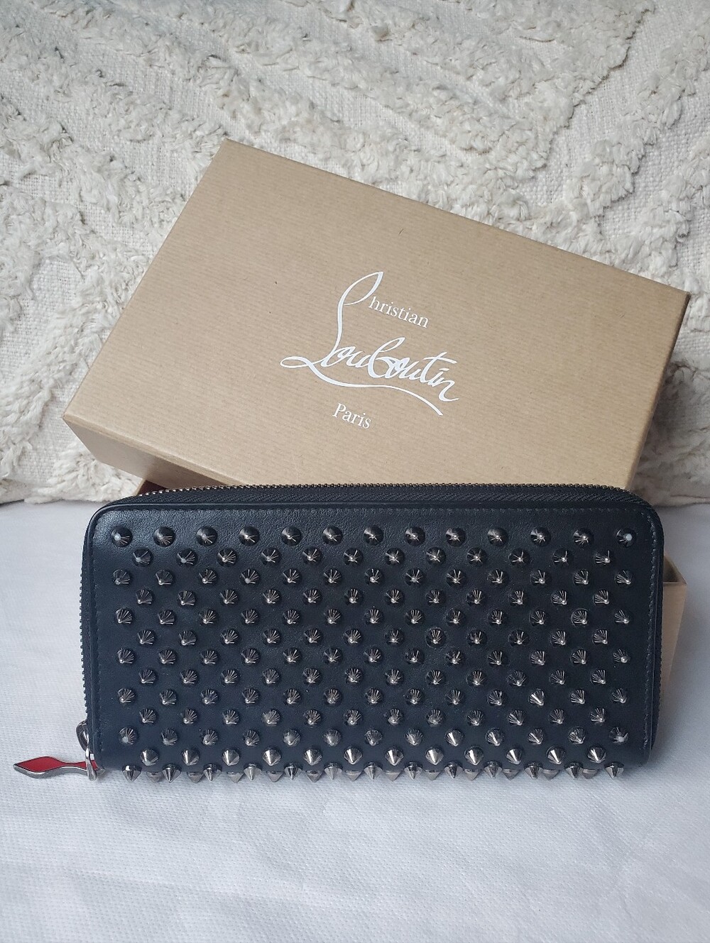 Christian Louboutin Black Spike Wallet